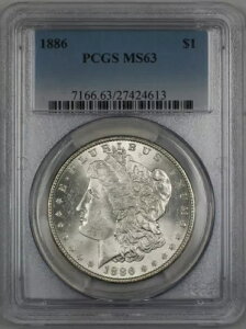 1886N K 1h PCGS MS-63 (ǎRC) (3F)