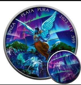????2023 ���L�V�R�u���T���[���X �f �A�o�^�[�v1 �I���X �V���o�[ ���x���^ �R�C�� COA 180 MINT
