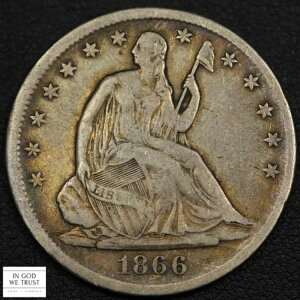 1866�N S ���b�g�[�t�� ���Ȏ��R�̏��_�� �V���o�[ �n�[�t�h�� 50�Z���g