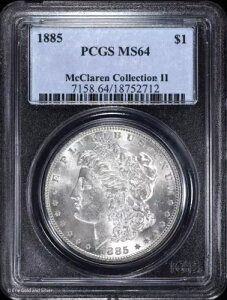 1885-P 1h K PCGS MS 64 | }N[ERNV II