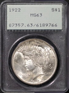 g[ 1922N 1h s[X_[ MS 63 PCGS # 6189766 + {[iX