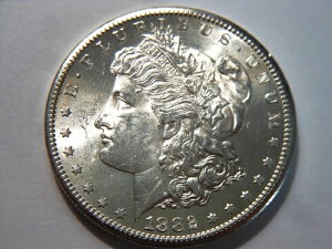 1882-S Gem BU Morgan Silver Dollar�A������R���N�V�����ɍœK�ȍ��i���R�C��