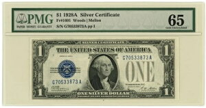 1928A č 1hݏؖ Fr#1601 PMG 65WF  XNGAobN