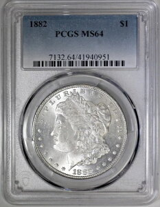 1882N K PCGS MS64 uXgzCg f炵ψȃTe\