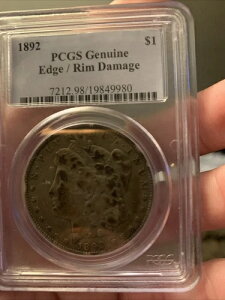 1892�N $1 PCGS �����_���[�W XF �ڍ�