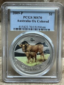 �I�[�X�g�����A 2009-P $1 PCGS MS70 �N�N �J���[�V���[�Y II �X���u �y���ȏ�����