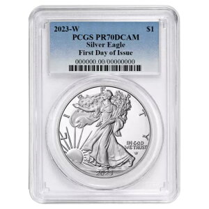2023-W v[t 1h AJ Vo[ C[O PCGS PR70DCAM FDOI u[x