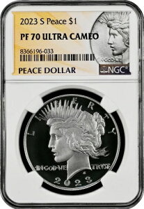 2023-S PEACE �č������� �V���o�[ �_���[�ANGC �ɂ�� PF70�A���ɗD�ꂽ�R�C���ł�!!!!