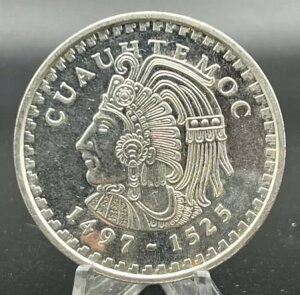 1985�N CUAUHTEMOC 1497-1525 �g���C 2�I���X .999 �V���o�[���E���h �� 2�I���X�o�[�W����