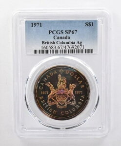 SP67 1971�N �J�i�_ 1�h����� PCGS �����X�^�[�g�[�� *1222