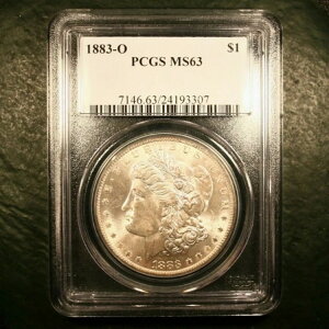 1883-O �����K�� �V���o�[ �_���[ PCGS MS 63 1 �h���R�C�� -- �F�� E411