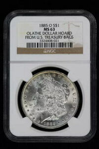 1885-O �����K���E�_���[ NGC MS-63 �I���C�T�E�_���[ �č������ȃo�b�O 3FV9 ���