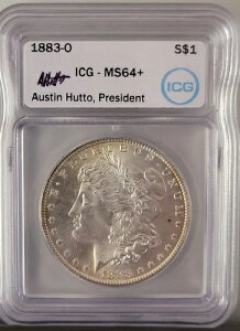 1883-O �����K�� �V���o�[ �_���[ �V���o�[ �R�C���AICG MS-64+ �y���g�[�� �f���炵���O��