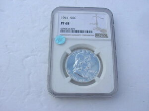 1961�N �T�C�g�z���C�g �t�����N���� �n�[�t�_���[ �v���[�t NGC PF 68 PR68 90% �V���o�[ SW