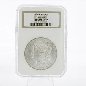 1902N O $1 K 1hd 90%  NGC MS 64 J