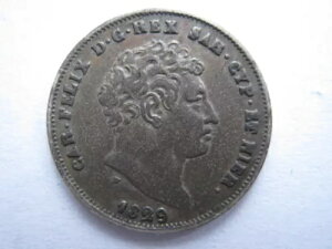 C^A 1829 L C^AB sGe Tf[j Vo[ 25 Centesimi NEF g[