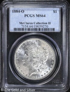 1884-O 1h K PCGS MS 64 | }N[ERNV II UNC BU