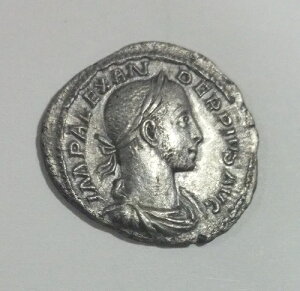 �V���o�[ ���[�}�� �f�i���E�X �R�C�� IMP ALEXANDER PIUS AUG MARS ULTOR (AD 231-235) EF/VF