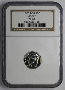 1963�N DDR ���[�Y�x���g �V���o�[�_�C�� VP-002 NGC PF 67