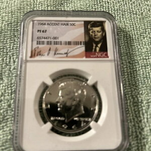 1964N NGC PF67v[t Vo[ PlfB ANZgwA n[t JFK RC 50Zg x