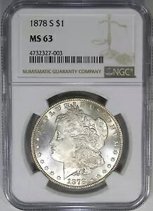 1878-S $1 NGC MS63 [K ~ Te_CX &  VAM-17 xȂ