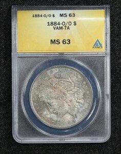 1884-O/O �����K�� �_���[ VAM-7A ANACS MS-63 1IJ8