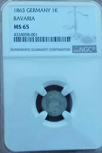 1863�N ��� �N���C�c�@�[ �h�C�c �o�C�G���� NGC MS-65