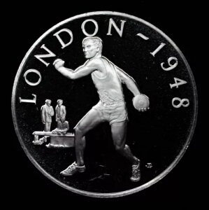 1948�N�����h���I�����s�b�N �{�u�E�}�e�B�A�X �\�틣�Z �~�Փ��� 925�V���o�[ �A�[�g�o�[ ���E���h C1935