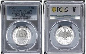 5}[N 1967N F t{gLORC PCGS PR67DCAM 90785