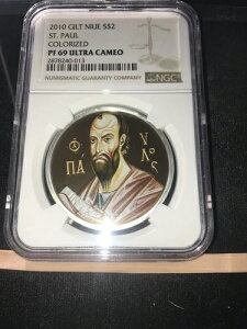 2010N jEG 2h݁AZg|[AFA1IX .999Ag NGC**PF-69 UC**
