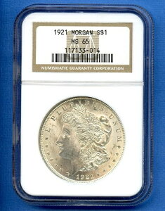 1921 P NGC MS65 KE_[ 1h č  1921-P MS-65