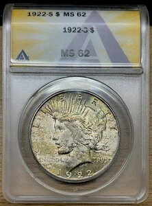 1922-S ANACS MS62 s[XVo[h 1h - Jtg[