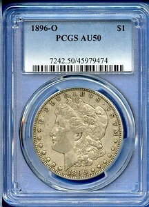 1896 O PCGS AU50 KE_[ 1h č  󏭃L[t 1896-O AU-50