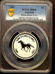2002N I[XgA 2IX .999  ߔN F PCGS MS69