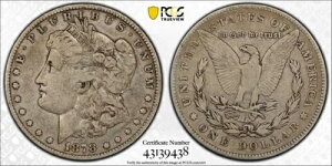 1878�N 7/8 ���H���t�� ��v�ȃ����K���h�� PCGS VF20 �F�� 43139438
