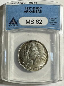 1937-D A[J\[BLO݃n[th - 50Zg - ANACS - MS62