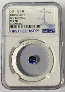 NGC MS70 �t�B�W�[ 2021 2�h���R�C�� �F���X�e�[�V���� ��� 40mm