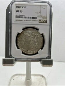 1881-S ���[�K���E�_���[ NGC MS65 �኱�̕ϐF����