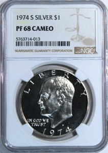 1974-S 1h݃v[t AC[n[h NGC PR68 JI