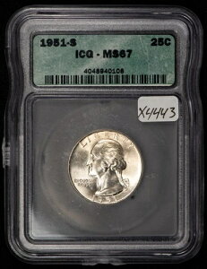 1951-D 25Zg݃VgENH[^[ - tXeB - G[Xu - ICG MS 67 - X4443