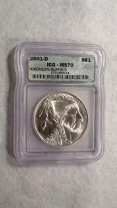 2001 D �o�b�t�@���[ �h�� ICG MS70 �p�[�t�F�N�g �W�F�� ������ $1.00 ���!