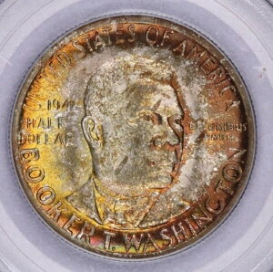 1946�N BTW �u�b�J�[�ET�E���V���g�� �n�[�t�_���[ 50�Z���g PCGS - MS65 �����X�^�[�J���[�IJ1