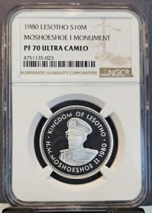 1980�N ���\�g �V���o�[ 10 �}���e�B�E���V���G�V���G1�� ���j�������g NGC PF 70 �E���g���J���I �|�b�v1