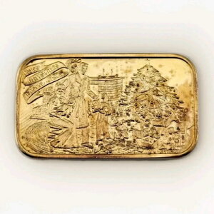 1975 E.J. Aleo & Co. T'was Christmas Morn 2IX .999 EGP Vo[ A[g o[ Ltd. Ed.