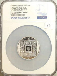 2016�N �N�b�N�� �l�ނ̃}�C���X�g�[�� �G�W�v�g���{ 50g NGC PF70 #0-014