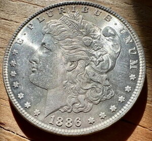 1886�N�� �n�CBU�g�[�� �����K�� 90% �V���o�[ �_���[ 1�h�� �A���e�B�[�N �R���N�^�[�Y�R�C�� �č��ݕ�*
