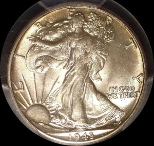 AJ 1943N EH[LOEoeB n[th #3444 PCGS MS65