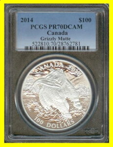 2014�N �J�i�_ S $100 ����O���Y���[ PCGS PR 70 DCAM POP 44