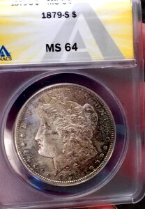 [K Vo[h 1879 S ANACS MS 64 pXeu[g[ WOW RC