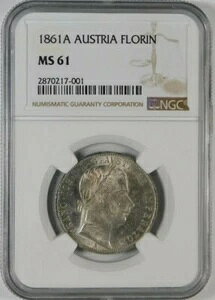 1861-A I[XgA t[ NGC MS-61 `CX!